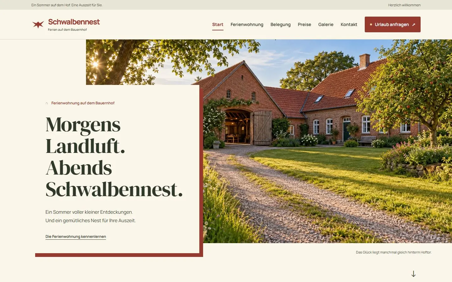 Demo H: Ferien auf dem Bauernhof