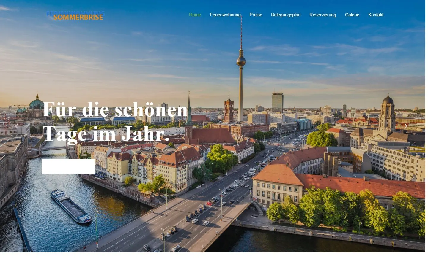 WordPress Vorlage, Beispiel WP Demo 2